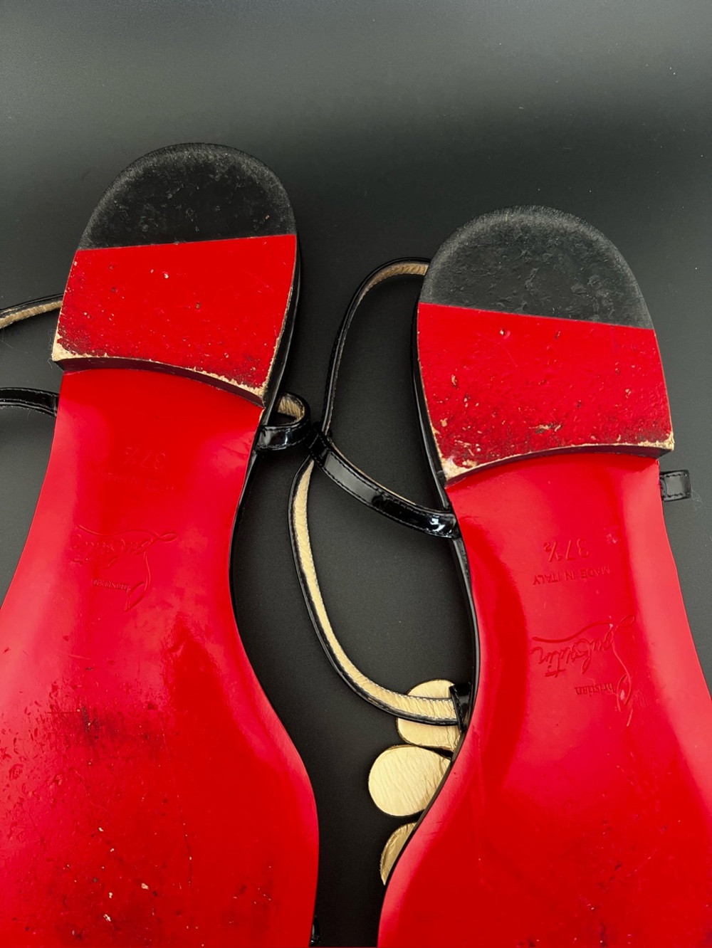 Christian Louboutin Cloudy Night Slingback Sandals - Picture 9 of 10